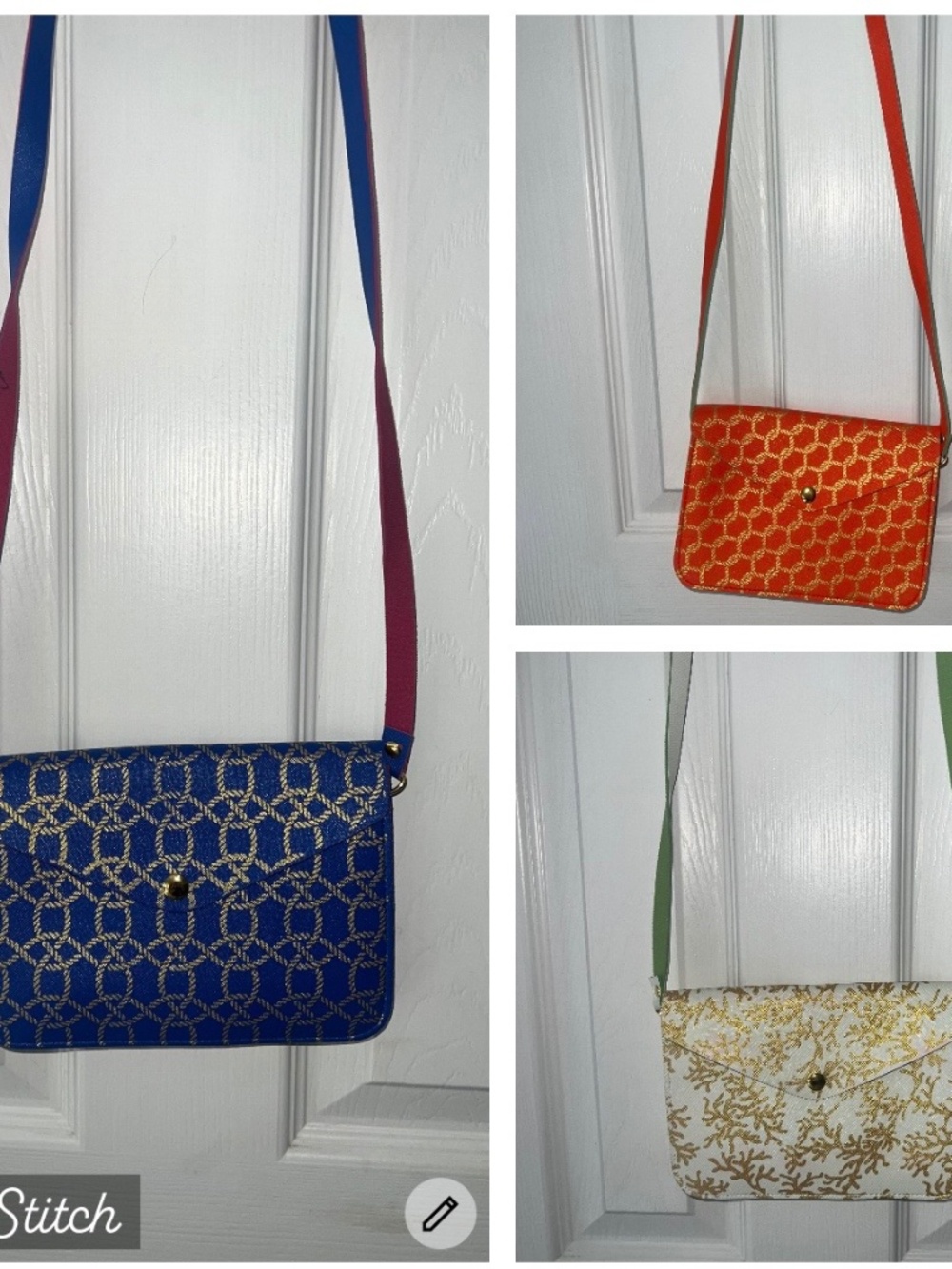Three TOP IT OFF bags/ wallets. Set of 3